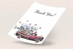 Watercolor Baker Gnome Truck, Sublimation Png Product Image 4