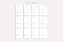 2027 Monthly Planner, Printable &amp; Fillable PDF, A4/Letter Product Image 4