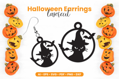 Halloween Earrings Laser Cut Product Image 1
