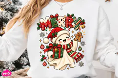 Funny Christmas PNG, Christmas Sublimation, Christmas Ghost Product Image 4