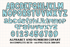 Baby Boy Alphabet PNG Clip Art, baby boy letters doodle Product Image 4