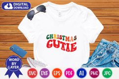 Christmas cutie retro svg design Product Image 4