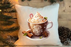 Christmas Coffee Hot Cocoa Sublimation Clipart Product Image 4