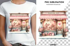 Valentine shop png design for T-shirts Product Image 4