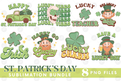 Happy St Patrick&#039;s Day PNG DTF Irish Lucky Beer Bundle Set Product Image 1