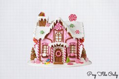 Pink Christmas Gingerbread sublimation Clipart PNG Product Image 1