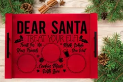 Dear santa treat your elf! cookies made with love milk while Product Image 3
