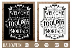 Halloween SVG 3 designs /Halloween Porch Signs SVG Product Image 2