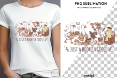 Bookish goose png design for T-shirts Product Image 4