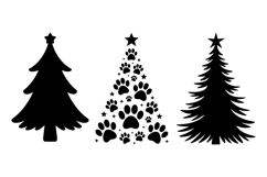 Christmas Tree Clipart PNG Bundle | Christmas Ornament Product Image 4