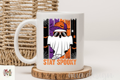 Stay Spooky Halloween PNG, Cool Ghost Sublimation Design Product Image 3
