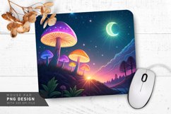 Serene Cosmic Glow Mouse Pad PNG Design Product Image 1