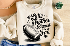 Little Brother Biggest Fan Svg | Game Day Svg | Shirt Svg Product Image 4