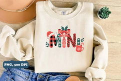 Mini Christmas sublimation PNG Design, PNG Sublimation Product Image 1