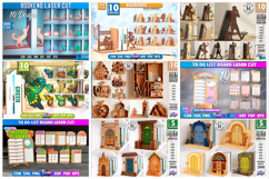 Office Mega Bundle Laser Cut | Office Decor and Supplies SVG Product Image 6