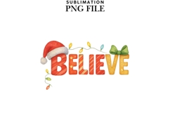 Believe png design for T-shirts Product Image 1
