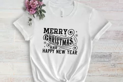 Merry christmas and happy new year SVG, Christmas SVG Product Image 2