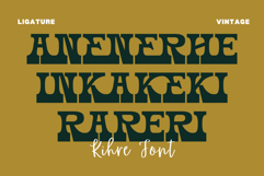 Kihre Vintage - Logo Branding Font Product Image 4