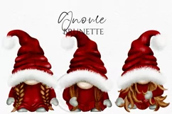 Christmas Best Friends Gnomes | Gnome Clipart PNG Product Image 3