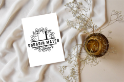 Willow Crown Split Monogram - Elegant Botanical Serif Font Product Image 3
