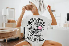 Adult Humor PNG, Sarcastic Snarky Skeleton Sublimation Product Image 4