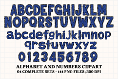 Basketball sport alphabet clipart, basketball letters doodle Product Image 4
