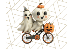 Retro Halloween Clipart Vintage PNG Graphics, 50s Holiday Product Image 4