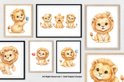 15 Bundle Watercolor The Lion King Jungle Roar Predator Wild Product Image 4