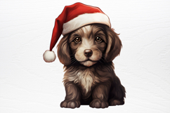 Christmas Dog Sublimation Clipart PNG Product Image 4