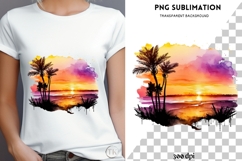 Sunset png design for T-shirts Product Image 4