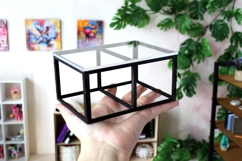 Miniature modern table digital file, laser cut dollhouse Product Image 4
