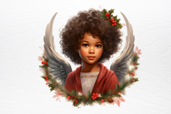 Christmas Angel Sublimation Clipart PNG Product Image 4