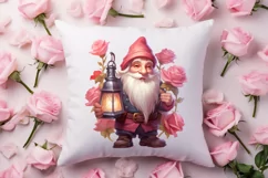 Cute Valentine Gnome Clipart, Gnome Clipart, Cute Gnome Product Image 4
