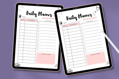 Digital Daily Planner Template | Canva Editable Planner Product Image 4