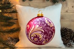 Christmas Bauble Sublimation Clipart, Christmas Bauble Product Image 4