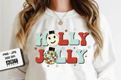 Retro christms sublimation bundle, Groovy christmas png Product Image 5