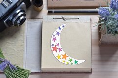 3D Rainbow Moon | 10 SVG layers Product Image 4