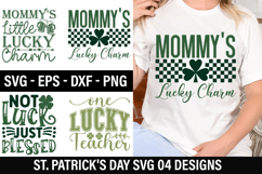 St. Patrick&#039;s Day SVG Design - Mommy s Little Lucky Charm Product Image 1
