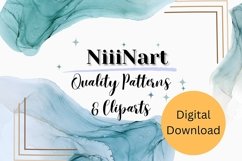 Floral Abstract Stained Glass Seamless Digital Pattern Product Image 4