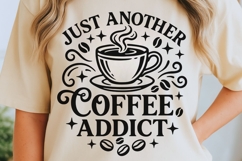 Just Another Coffee Addict Svg, Coffee Lover Svg. Product Image 5