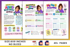 ADHD Student Brain Dump Workbook Product Image 4