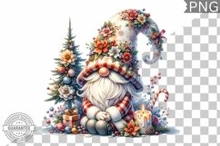 Christmas Gnome Sublimation - Clipart PNG Design Product Image 1
