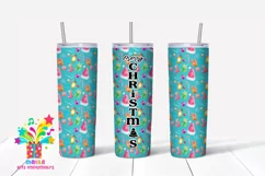 Merry Christmas Skinny tumbler Sublimation #4 Product Image 1