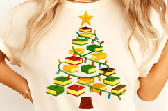 Christmas tree PNG, Meowy Christmas PNG, Bow Christmas tree Product Image 4