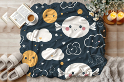 Top-view soft fabric blanket mockup Product Image 5