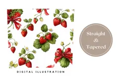 Watercolor Raspberry Tumbler Print, Berries Tumbler PNG Product Image 4