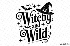 Witchy and Wild Svg | Halloween Svg | Svg Cut Files Product Image 1