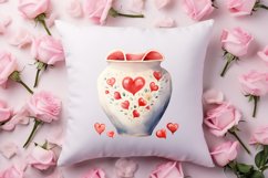 Watercolor Valentines Day Clipart, Christmas Clipart Product Image 4