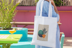 Modern Abstract Potted Plant Embroidery Design Product Image 4