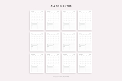 2028 Monthly Planner, Printable &amp; Fillable, A4/Letter Size Product Image 4